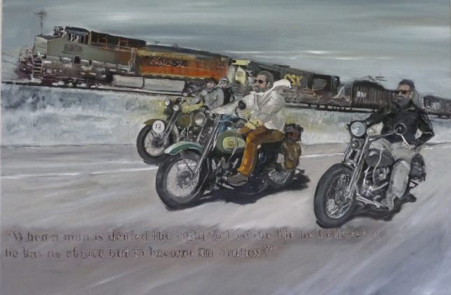 When a man is denied the right to live the life he believes in, he has no choice to become an outlaw